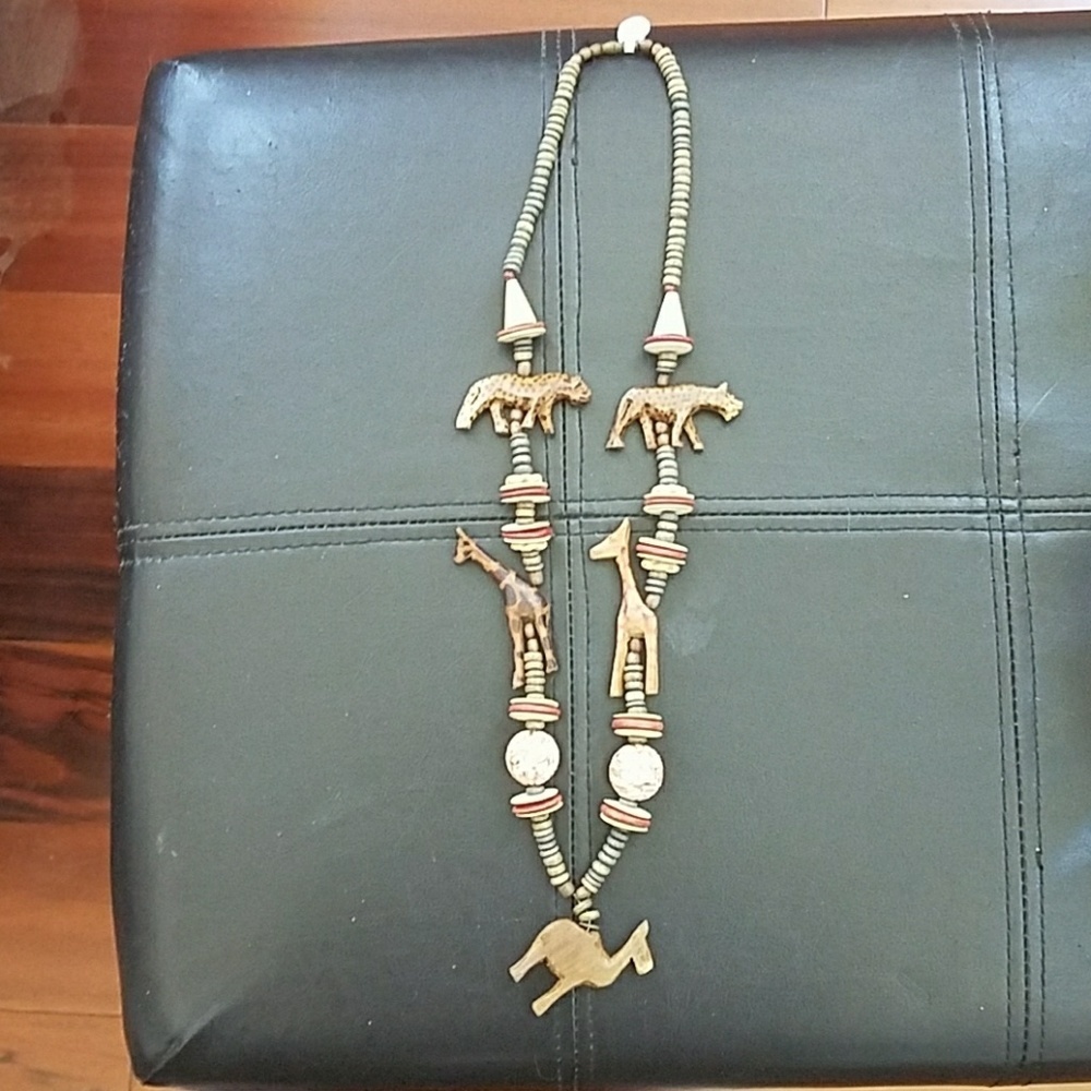 Wooden Safari Necklace